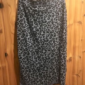 leopard skirt old navy